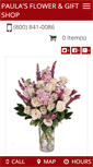 Mobile Screenshot of paulasflowersga.com